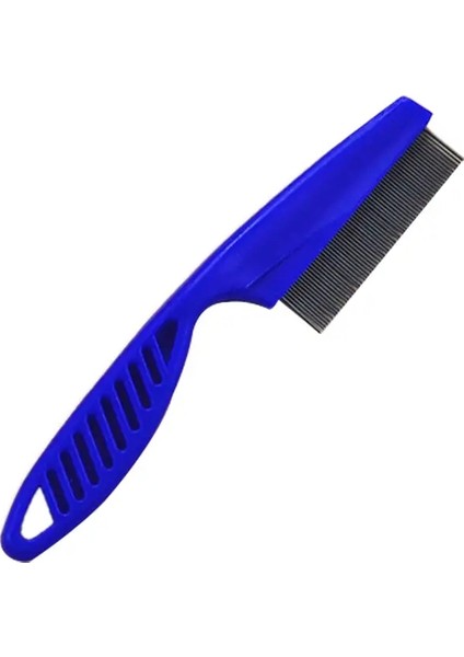 Evcil Hayvan Tüy sü Tarak Paslanmaz Çelik Püskürtme Tarak Kedi Köpek Evcil Hayvan Püskürtme Tarak Bakım Tarak Köpek Kedi Fırçası Renk:Mavi/Boyut:S 14X1.2Cm (Yurt Dışından)