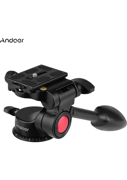 Alüminyum Çelik 3 Yönlü Sönümleme Video Başlığı 360° Panoramik Fotoğrafçılık Maksimum 10KG Yük Taşıma (Yurt Dışından) fiyatları