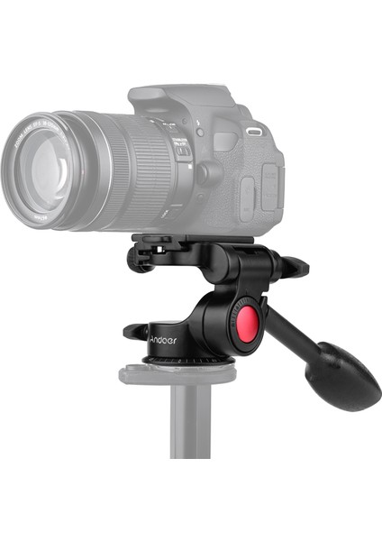Alüminyum Çelik 3 Yönlü Sönümleme Video Başlığı 360° Panoramik Fotoğrafçılık Maksimum 10KG Yük Taşıma (Yurt Dışından) indirimleri