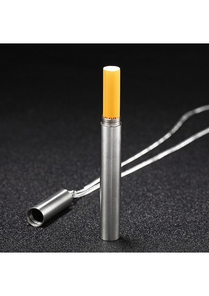 Safety1 Adet Baca Kolye, Borusu Titanyum Çelik Kolye Sokak Hip Hop Paslanmaz Çelik Erkek ve Kadın Ko (Yurt Dışından) modelleri