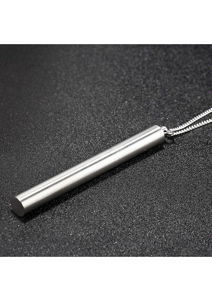 Safety1 Adet Baca Kolye, Borusu Titanyum Çelik Kolye Sokak Hip Hop Paslanmaz Çelik Erkek ve Kadın Ko (Yurt Dışından) fırsatları