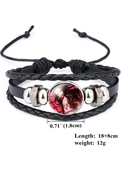 Safety1 Erkek Vintage Deri Bilek Bandı Halat Bilezik Bileklik Demon Slayer Halat Ayarlanabilir (F) (Yurt Dışından) fiyatları