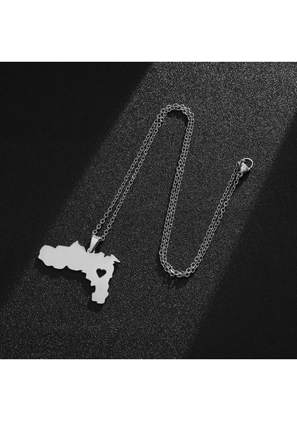 Safety1 Kalp Şekli Paslanmaz Çelik Kolye, Etiyopya Tigray Harita Kolye, Erkekler ve Kadınlar Için Mo (Yurt Dışından) fırsatları