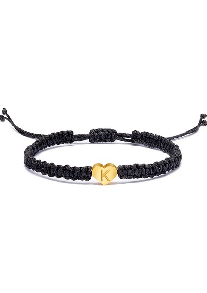 Safety1 Wekity 18 K Altın Ilk A Harfi Kalp Charm Bilezikler Kadınlar Için Genç Kızlar El Yapımı Hala (Yurt Dışından) fırsatları