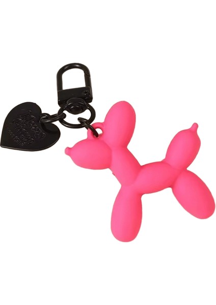 Sevimli Akrilik Karikatür Balon Köpek Anahtarlıklar Kadınlar Için Çanta Kolye Çift Araba Anahtar Zincirleri Takı Hediye Dekorasyon Aksesuarları Renk:02 (Yurt Dışından)