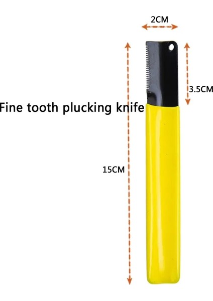 Yüksek Kaliteli Evcil Hayvan Damat Köpek Aksesuarları Terrier Için Tarak Bıçağı Çelik Saç Çekme Aracı Köpek Güzellik Malzemeleri (Yurt Dışından)