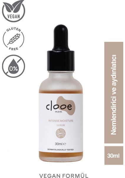 Doğal Yoğun Nem Serumu (30ml) - Gliserin, Hyaluronik Asit + C Vitamini