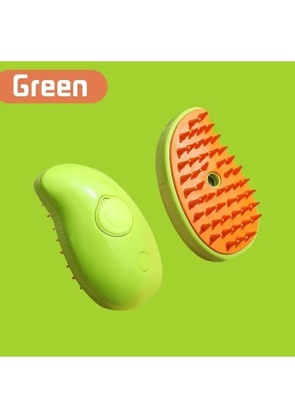 Yükseltilmiş Pet Püskürtme Tımarlama Buharlı Yüzen Epilasyon Temizleme Buhar Fırçası Köpekler Için Styling Cats Accessoriescolor: Yeşil Mango (Yurt Dışından)
