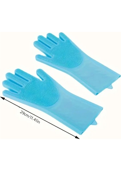 Evcil hayvan bakım temizlik eldivenleri köpek kedi banyo şampuan eldiven shray sihirli bulaşık yı temizleyici sünger silikon epiloval glovecolor: mavi (Yurt Dışından) fiyatları