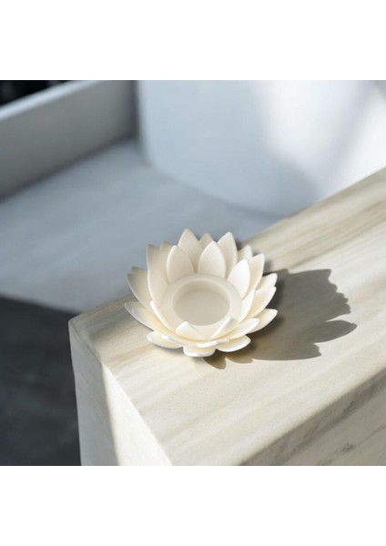 Lotus Şeklinde Mumluk