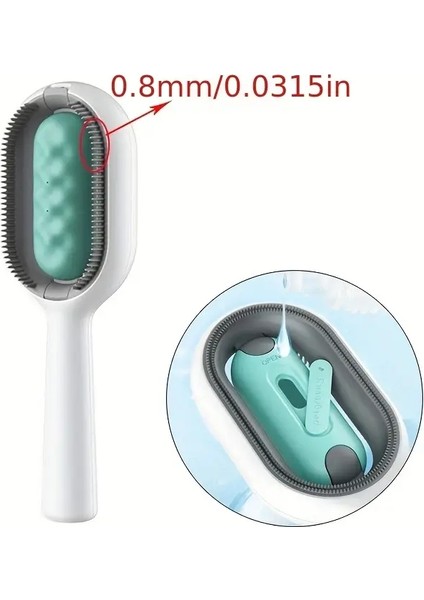 Evcil Hayvan Bakım Fırçası Çok Fonksiyonlu Kedi Köpek Tarak Yüzen Tüyü Yapışkan Tüy Evcil Hayvan Temizleme Bakım Malzemeleri Kedi Fırçası Renk:yeşil-Uzun Tüylü (Yurt Dışından)