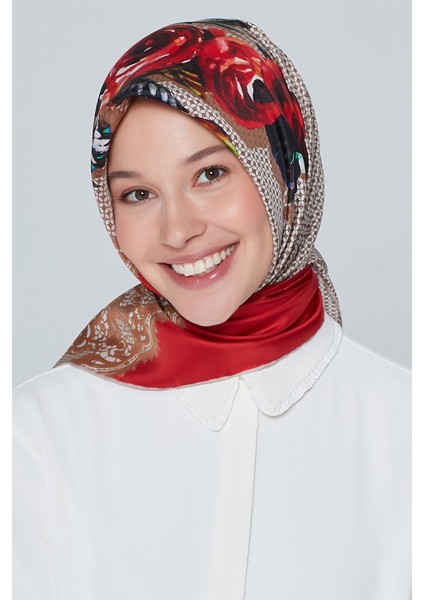 Nostalji Twill İpek Eşarp 18Ya4513 3 03