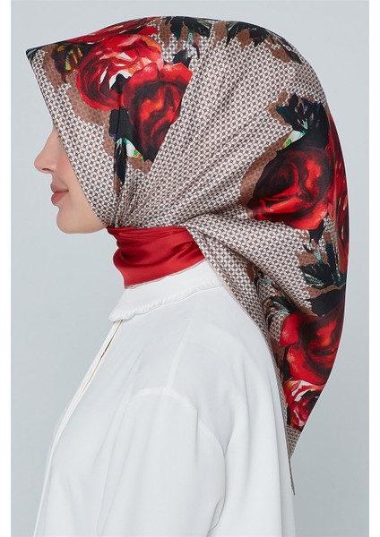 Nostalji Twill İpek Eşarp 18Ya4513 3 03
