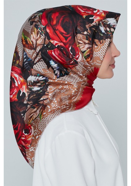 Nostalji Twill İpek Eşarp 18Ya4513 3 03