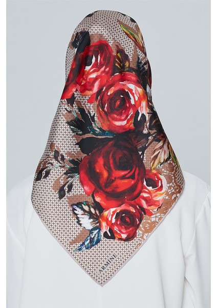 Nostalji Twill İpek Eşarp 18Ya4513 3 03