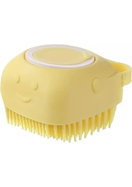 Pet Banyo Fırçası Masaj Track Güzellik Scrub Yumuşak Silikon Fırça Pet Koruma Cilt Duş Temizleme Güzellik Araçları Köpek Aksesuarları Renk: Sarı (Yurt Dışından) fiyatları