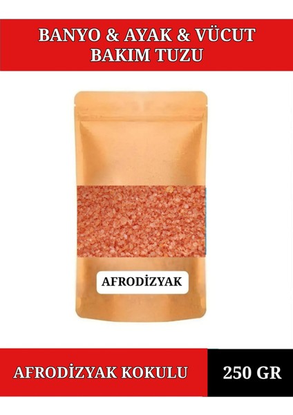 250 gr Afrodizyak Kokulu Banyo Tuz Ayak Vücut Bakım Tuzu