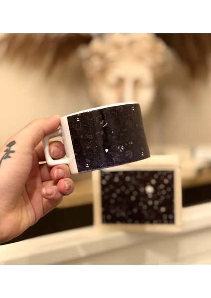 Galaxy Tasarımlı Kutulu Kupa modelleri