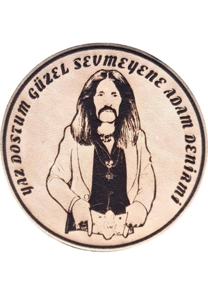 Barış Manço Deri Peç - Arma - Askeri Patch