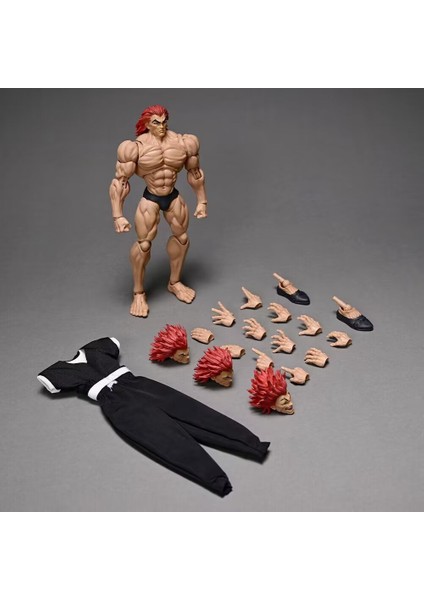 Et Dövüşü Maço Hanma Yujiro Gerçek Kıyafet Aksiyon Figürü Anime El Modeli (Yurt Dışından)