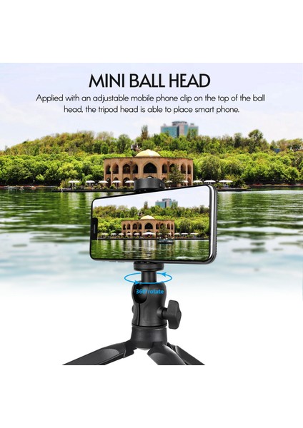 Panoramik Tripod Başlıklı Kameraya Takılan 360° Dönebilen 10KG Yük Taşıma Kapasiteli (Yurt Dışından)