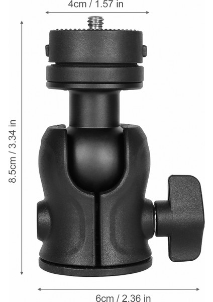 Panoramik Tripod Başlıklı Kameraya Takılan 360° Dönebilen 10KG Yük Taşıma Kapasiteli (Yurt Dışından)