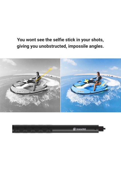 INSTA360 Gözden Kaybolan Si Şeridi, INSTA360 One X, One Evo, One R, One X2 Kameraları Için Uygun Ayarlanabilir Uzunluklu (Yurt Dışından)