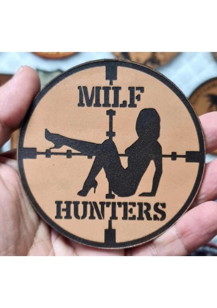 Milf Hunter Deri Peç - Arma - Leather Patch
