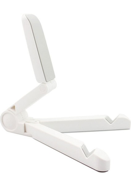 Ayarlanabilir Taşınabilir Abs Telefon ve Tablet Standı Beyaz (Yurt Dışından)