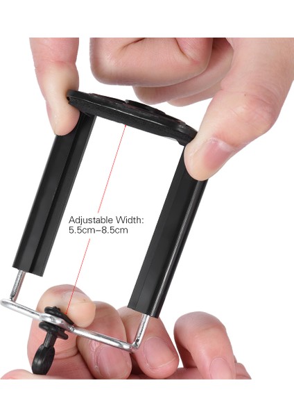 5.5 - 8.5 cm Genişlikli Akıllı Telefonlar Için Ayarlayabilir Telefon Tutucu Klipsli Mini Bilye Başlıklı (Yurt Dışından)