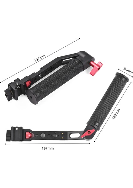 Ayarlanabilir Sling El Tutacağı Djı Rs 2 Rs 3 Mini Rs 3 Rs 3 Pro Gimbal ile Uyumludur (Yurt Dışından)