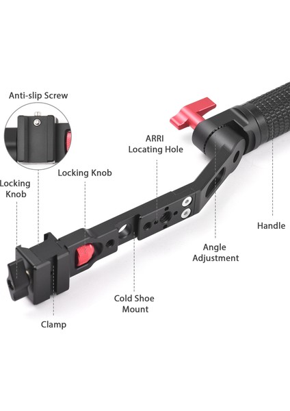 Ayarlanabilir Sling El Tutacağı Djı Rs 2 Rs 3 Mini Rs 3 Rs 3 Pro Gimbal ile Uyumludur (Yurt Dışından)