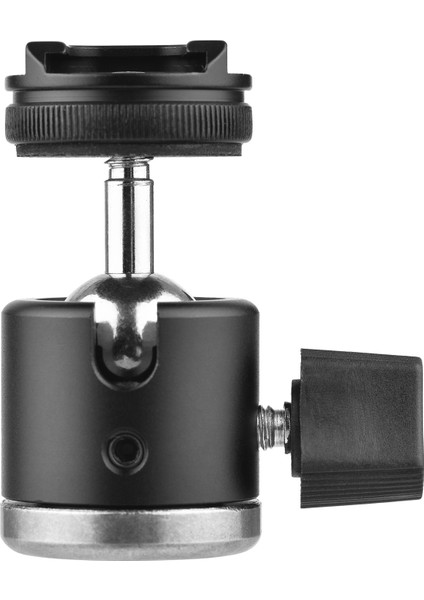 Kamera Telefon Tripodu Için 360° Dönebilen 2'li Mini Alüminyum Alöjü Toplu Baş (Yurt Dışından)