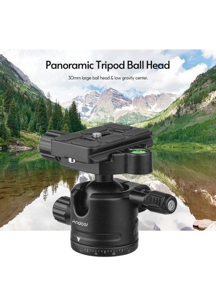 Panorama Bilyalı Tripod Montajı U-Ova Alüminyum Alöjü 12KG Yük Kapasitesi (Yurt Dışından) fiyatları