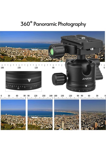 Panorama Bilyalı Tripod Montajı U-Ova Alüminyum Alöjü 12KG Yük Kapasitesi (Yurt Dışından) modelleri