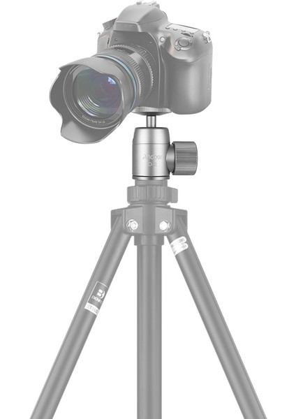 D-2 Mini Tripod Kameralar ve Cep Telefonları Için Alüminyum Alavya Toplu Başlıklı 360° Dönen Maksimum 2 kg Yük Taşıma Kapasiteli (Yurt Dışından)
