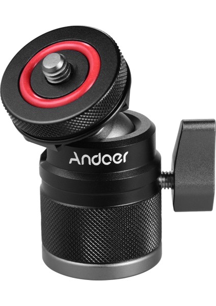 2'li Mini Soğuk Ayaklı 360° Dönebilen Alüminyum Alaylı Kamera ve Cep Telefonuna Uyumlu Topuk Başlıklı Cihaz (Yurt Dışından)