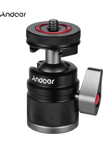 2'li Mini Soğuk Ayaklı 360° Dönebilen Alüminyum Alaylı Kamera ve Cep Telefonuna Uyumlu Topuk Başlıklı Cihaz (Yurt Dışından) modelleri