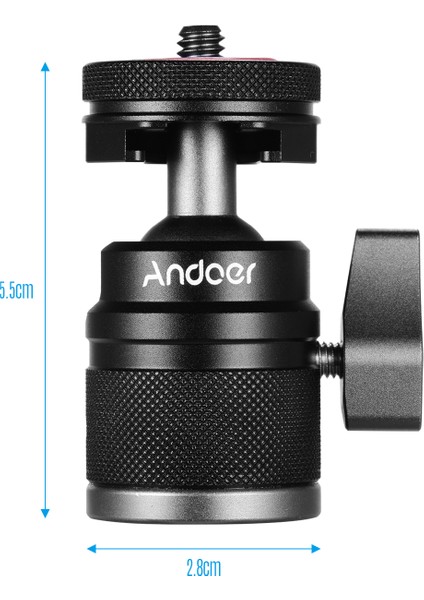 2'li Mini Soğuk Ayaklı 360° Dönebilen Alüminyum Alaylı Kamera ve Cep Telefonuna Uyumlu Topuk Başlıklı Cihaz (Yurt Dışından) indirimleri