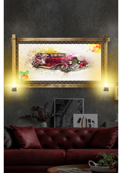 Rustik,ledli Kanvas Tablo Antika B fiyatları