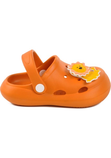Turuncu Kız Çocuk Sabo Terlik Yumurcak P modelleri