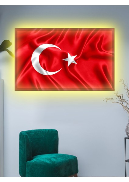 Türk Bayrağı (Al Bayrak)-Led-Işıklı Seri