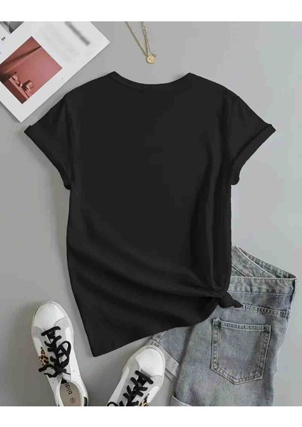 Anka Kuşu Baskılı Özel Tasarım Oversize Tshirt