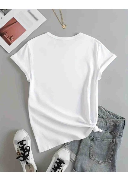 Anka Kuşu Baskılı Özel Tasarım Oversize Tshirt