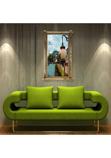 Rustik,ledli Kanvas Tablo Istanbul Modern fiyatları