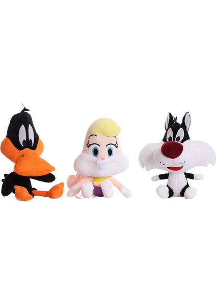 ,20CM Çizgi Film Karakteri Solucan Daffy Duck Tweety Tornado Köpek ve Tavşan Peluş Oyuncak Şekilli Peluş Bebek (Yurt Dışından)