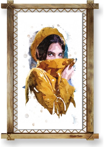 Rustik,ledli Kanvas Tablo Portre K fiyatları