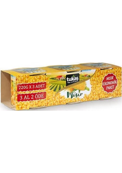 Mısır Konserve 3X220 gr