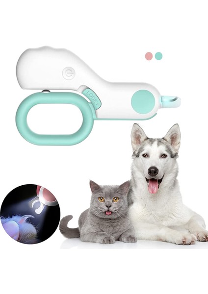 Kedi Tırnak Makası Köpek Tırnak Düzelticiler LED Işık ile Emniyet Kilidi ile Profesyonel Kedi Kesici Makas Köpek Pet Bakım Malzemeleri (Yurt Dışından)