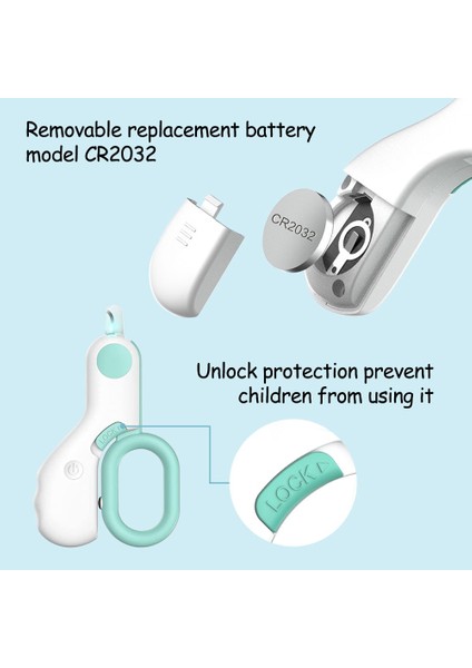 Kedi Tırnak Makası Köpek Tırnak Düzelticiler LED Işık ile Emniyet Kilidi ile Profesyonel Kedi Kesici Makas Köpek Pet Bakım Malzemeleri (Yurt Dışından) fiyatları